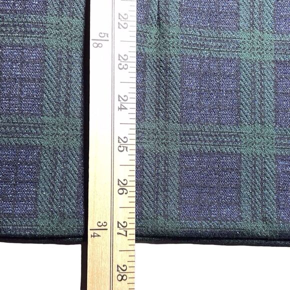NWT Talbots Metallic Plaid Top 1X Holiday - Picture 14 of 15